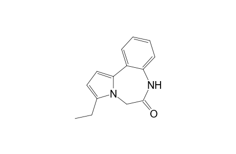 3-Ethyl-5H-pyrrolo[1,2-d][1,4]benzodiazepin-6(7H)-one