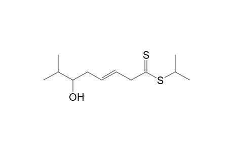 Isopropyl (3E)-6-hydroxy-7-methyl-3-octenedithioate