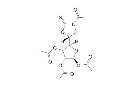 N-ACETYL-(5R)-5-[(4'S)-1',2',3'-TRI-O-ACETYL-ALPHA-ERYTHREO-FURANOS-4'-YL]-OXAZOLIDINE-2-THIONE