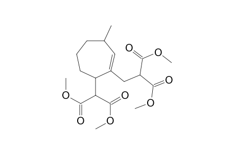 Propanedioic acid, [[7-[2-methoxy-1-(methoxycarbonyl)-2-oxoethyl]-3-methyl-1-cyclohepten-1-yl]methyl]-, dimethyl ester, cis-