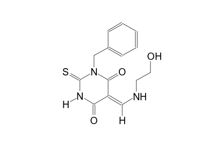 (5Z)-1-benzyl-5-{[(2-hydroxyethyl)amino]methylene}-2-thioxodihydro-4,6(1H,5H)-pyrimidinedione