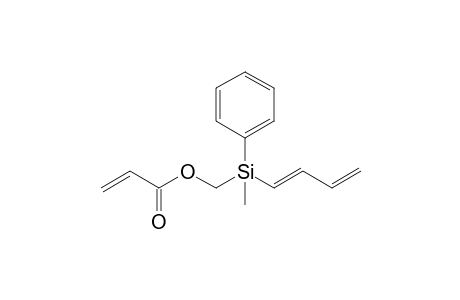 (E)-2-Methyl-2-phenyl-2-silahexa-3,5-dien-1-yl acrylate