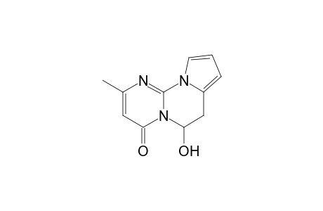 4,5-Dihydro-8-hydroxy-9-methylpyrrolo[1',2' : 3,4]pyrimido[2,1-b]pyrimidin-6-one