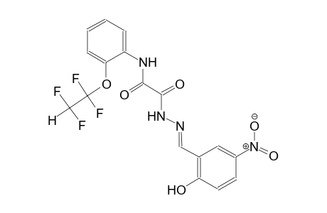 acetic acid, oxo[[2-(1,1,2,2-tetrafluoroethoxy)phenyl]amino]-, 2-[(E)-(2-hydroxy-5-nitrophenyl)methylidene]hydrazide