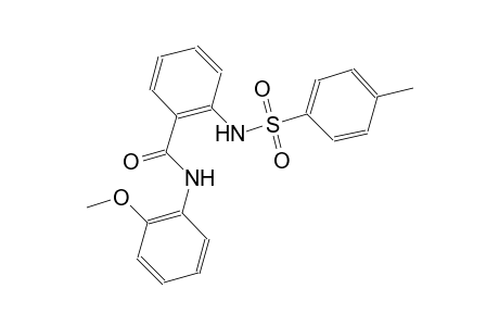 benzamide, N-(2-methoxyphenyl)-2-[[(4-methylphenyl)sulfonyl]amino]-