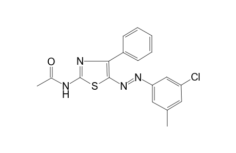 Acetamide, N-[5-(3-chloro-5-methylphenylazo)-4-phenyl-2-thiazolyl]-
