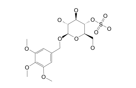 SULFATRICALYSINE-B;3,4,5-TRIMETHOXY-BENZYL-ALCOHOL-[7-O-(4'-O-SULFATE)-BETA-D-GLUCOPYRANOSIDE]
