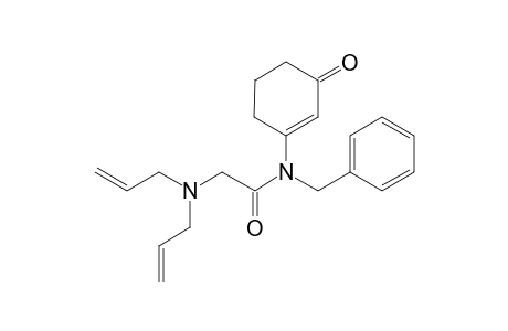 N-Benzyl-2-diallylamino-N-(3-oxo-cyclohex-1-enyl)-acetamide