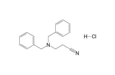Propanenitrile, 3-[bis(phenylmethyl)amino]-, monohydrochloride