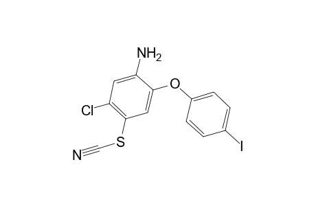 Thiocyanic acid, 4-amino-2-chloro-5-(4-iodophenoxy)phenyl ester