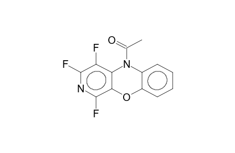 1,2,4-TRIFLUORO-3-AZA-10-ACETYLPHENOXAZINE