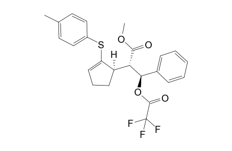 (2S,3S)-2-[(1R)-2-[(4-methylphenyl)thio]-1-cyclopent-2-enyl]-3-phenyl-3-(2,2,2-trifluoro-1-oxoethoxy)propanoic acid methyl ester
