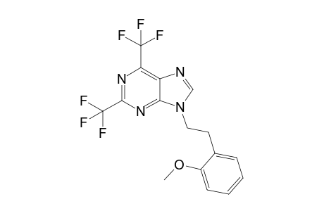 9-(2-Methoxyphenethyl)-2,6-bis(trifluoromethyl)-9H-purine