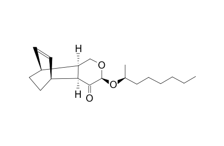 (3S,4A6,5R,8S,8AR)-3-[(R)-2'-OCTYLOXY]-4A,5,8,8A-TETRAHYDRO-5,8-ETHANO-1H-2-BENZOPYRAN-4(3H)-ONE;BETA-ENDO-ADDUCT