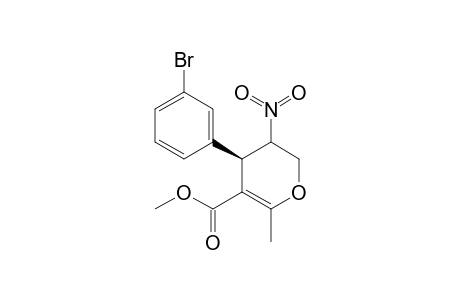 Methyl (4R)-4-(3-Bromophenyl)-6-methyl-3-nitro-3,4-dihydro-2H-pyran-5-carboxylate