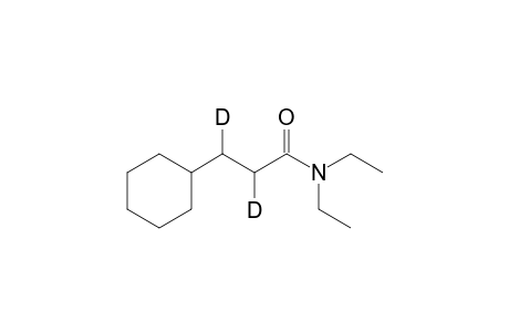 3-Cyclohexyl-2,3-dideuterio-N,N-diethylpropanamide