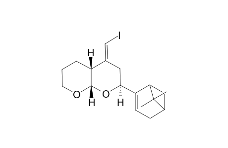 (2S,4aR,8aS)-2-(6,6-Dimethyl-bicyclo[3.1.1]hept-2-en-2-yl)-4-[1-iodo-meth-(E)-ylidene]-hexahydro-pyrano[2,3-b]pyran