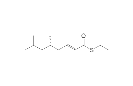 (S,E)-S-Ethyl 5,7-dimethyloct-2-enethioate