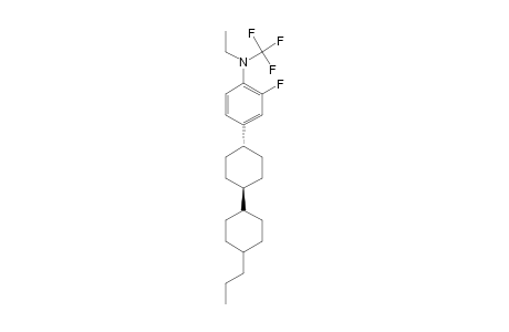 1-[4-{Ethyl(trifluoromethyl)amino}-3-methylphenyl]-trans-4-(trans-4-propylcyclohexyl)cyclohexane