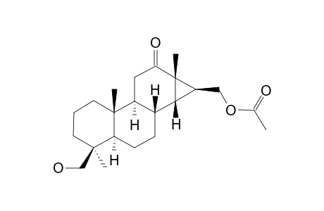 CHAGRESNONE;18-HYDROXY-16-ACETOXY-12-OXOCLEISTANTHANE