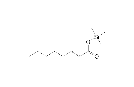 2-Octenoic acid trimethylsilyl ester