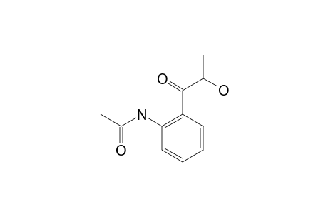 2-(2-HYDROXY-PROPIONYL)-ACETANILIDE