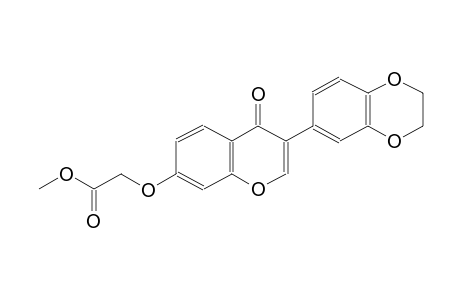 acetic acid, [[3-(2,3-dihydro-1,4-benzodioxin-6-yl)-4-oxo-4H-1-benzopyran-7-yl]oxy]-, methyl ester