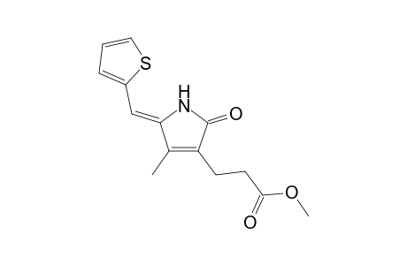 Methyl 2,5-dihydro-4-methyl-2-oxo-5-[(thien-2'-yl)methylidene]-1H-pyrrole-3-propanoate