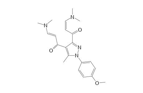 3,4-Bis[3-(N,N-dimethylamino)acryloyl]-1-(p-methoxyphenyl)-5-methyl-1H-pyrazole