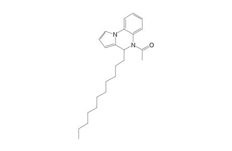 5-ACETYL-4,5-DIHYDRO-4-UNDECYLPYRROLO-[1,2-A]-QUINOXALINE