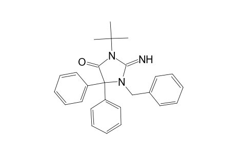 4-Imidazolidinone, 3-(1,1-dimethylethyl)-2-imino-5,5-diphenyl-1-(phenylmethyl)-