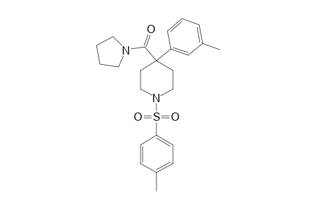 1-{[4-m-tolyl-1-(p-tolylsulfonyl)-4-piperidyl]carbonyl}pyrrolidine