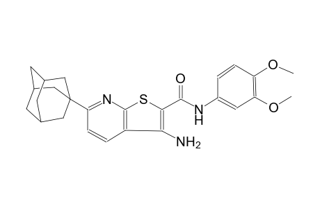 6-(1-adamantyl)-3-amino-N-(3,4-dimethoxyphenyl)thieno[2,3-b]pyridine-2-carboxamide