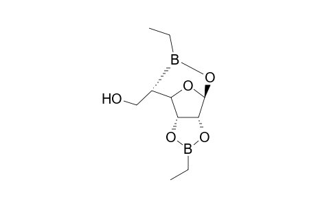 .alpha.-L-mannofuranose, 5-deoxy-1,5:2,3-di-O-(ethylborandiyl)-