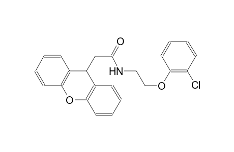 9H-xanthene-9-acetamide, N-[2-(2-chlorophenoxy)ethyl]-