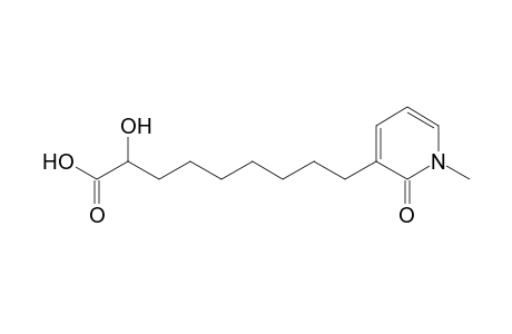 3-Pyridinenonanoic acid, 1,2-dihydro-.alpha.-hydroxy-1-methyl-2-oxo-