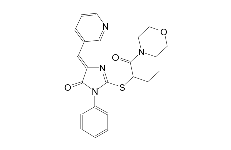 4H-imidazol-4-one, 3,5-dihydro-2-[[1-(4-morpholinylcarbonyl)propyl]thio]-3-phenyl-5-(3-pyridinylmethylene)-, (5Z)-