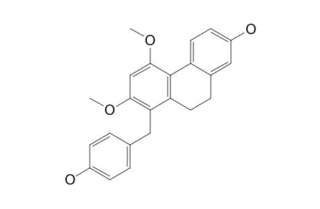 SINENSOL-A;1-(4-HYDROXYBENZYL)-2,4-DIMETHOXY-7-HYDROXY-9,10-DIHYDROPHENATHRENE