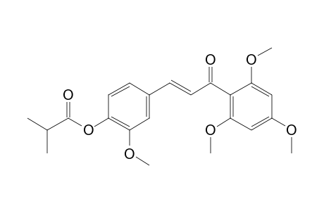 4-Hydroxy-2',3,4',6'-tetramethoxychalcone, 2-methylpropionate