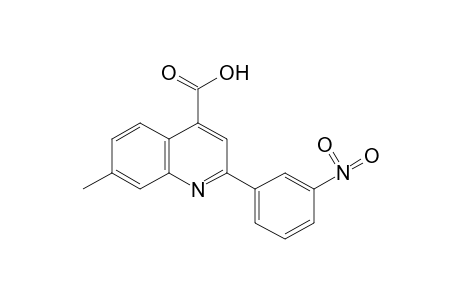 7-METHYL-2-(m-NITROPHENYL)CINCHONINIC ACID