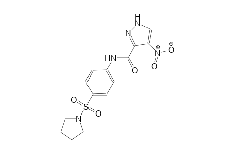 4-nitro-N-[4-(1-pyrrolidinylsulfonyl)phenyl]-1H-pyrazole-3-carboxamide
