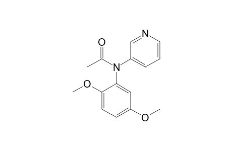 N-(2,5-dimethoxyphenyl)-N-(3-pyridinyl)acetamide