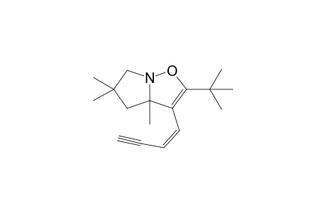 (Z)-3a,4,5,6-Tetrahydro-3a,5,5-trimethyl-3-(but-1'-en-3'-ynyl)-2-(t-butyl)pyrrolo[1,2-b]isoxazole