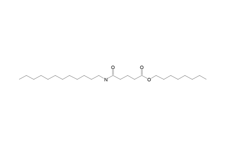 Glutaric acid, monoamide, N-dodecyl-, octyl ester