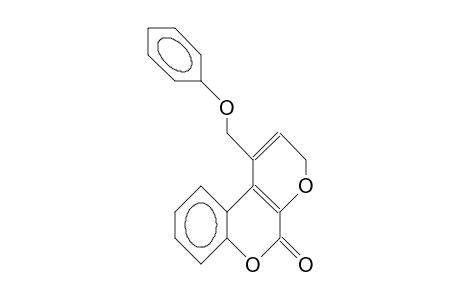 1-Phenoxymethyl-pyrano(2,3-C)(1)benzopyran-5(2H)-one