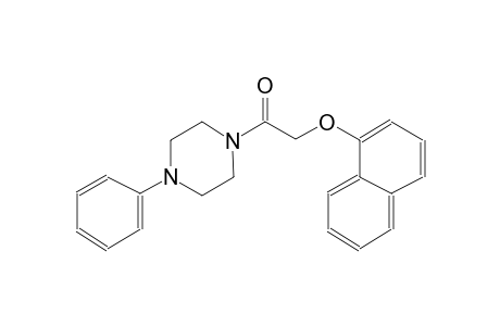 piperazine, 1-[(1-naphthalenyloxy)acetyl]-4-phenyl-