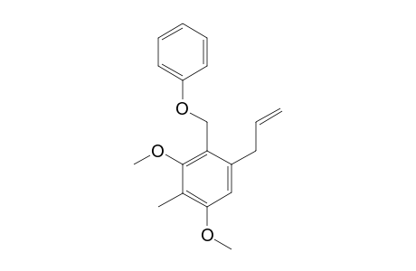 1-allyl-3,5-dimethoxy-4-methyl-2-(phenoxymethyl)benzene