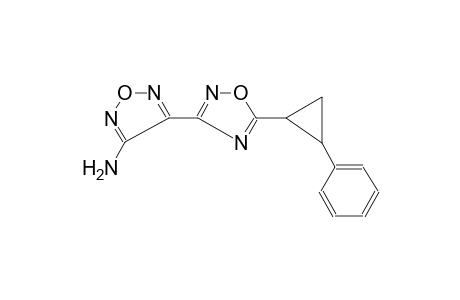 4-[5-(2-Phenyl-cyclopropyl)-[1,2,4]oxadiazol-3-yl]-furazan-3-ylamine