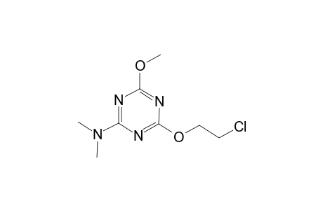 N-[4-(2-Chloroethoxy)-6-methoxy-1,3,5-triazin-2-yl]-N,N-dimethylamine