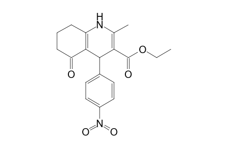 2-Methyl-4-(4-nitrophenyl)-5-oxo-4,6,7,8-tetrahydro-1H-quinoline-3-carboxylic acid ethyl ester